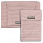 MIMUSELINA Set Tapis a Langer Portable et Sac a Langer Bebe | Imperméable, Pliable et 100% Coton OEKO-TEX | Accessoires Bébé pour Sorties ou Voyages | Fait Main en Espagne (Baby Mimuselina SL, neuf)