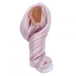 Perruque de cheveux de poup&eacute;e, cheveux longs et boucl&eacute;s, doux et soyeux, pour 1/6 de poup&eacute;e, circonf&eacute;rence de la t&ecirc;te 15,5 &agrave; 17,5 cm, excellente plasticit&eacute;, style, cr&eacute;ation (Violette) (yinkunn, neuf)