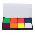 TARSHYRY Kit de Peinture à Visage Fluorescent 8 Couleurs à Sec Rapide Facile Clean Cosmetic Grade 40G / 1,4 Oz Pâte d'art Corporel pour Designs de Bricolage (Mateisy, neuf)