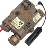 Airsoft PEQ-15 IR Laser + Visible Red Laser + White LED Flashlight (Black)(T) (yananshiqiankuoshangmaojingyingbugerenduziqiye, neuf)
