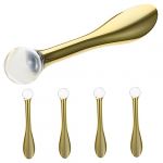 IWOWHERO 5pièces Applicateurs De Crème Pour Yeux Lot De Cuillères De Massage Professionnelles Pour Contour Des Yeux Portables Usage Domestique (Langeriy, neuf)