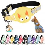 Kittytag Collier Chat avec Accessoire Compatible avec Airtag Apple,Réfléchissant et Lumineux GPS Chat avec Anti étranglement,Réglable,GPS Airtag Non Inclus ! (Jaune) (KittyTag, neuf)