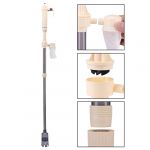 SOULONG Nettoyeur de Sable pour Aquarium, aliment&eacute; par Piles, Siphon de Nettoyage pour Aquarium, Outil de Nettoyage pour Changement d'eau d'aquarium avec Filtre en Maille et poign&eacute;e Suspendue (Lisopiu, neuf)