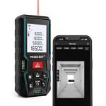 Telemetre Laser 50M avec Application pour téléphone,MiLESEEY Metre Laser avec 2 Bulles d'air, précision ±2mm, rétroéclairage LCD 2 Pouces, Mode pythagoricien, calcul de Surface/Volume télémètre Laser (MileseeyDirect, neuf)