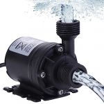 HSEAMALL Pompe amphibie DC 12V de pompe à eau submersible 800L / H 5M pour la circulation de l'eau de la piscine de fontaine solaire d'aquarium d'étang de bassin (SUPERRR, neuf)
