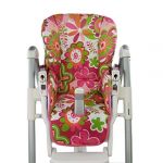 Rameng Coussin de Chaise Haute R/éhausseur Hibou Imprim/é Booster Bebe Portable pour Repas Orange