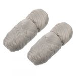 SAFIGLE 2rouleaux Fil De Cheveux Tresse Polypropylène Léger Et Souple Pour Extensions Et Perruques Accessoire Coiffure Diy Pour Fêtes Et Quotidien Couleur Gris (Grand Di, neuf)