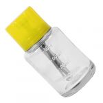 KICHOUSE Distributeur De Liquide Verre Transparent Avec Pompe Pression Bouteille Vide Pour Démaquillant Vernis à Et Produits Cosmétiques Flacon Pratique De Voyage Avec Large Ouverture (Disacoy, neuf)