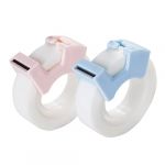 Lot de 2 rouleaux de ruban adh&eacute;sif invisible blanc de 1,3 cm avec d&eacute;vidoir de ruban adh&eacute;sif pour enfants, support de recharge de 2,5 cm, 5,1 cm, 7,6 cm, noyau de bureau mignon mini (Plantw, neuf)