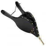 Fdit Soufflet de Chemin&eacute;e, Soufflet d'air Manuel en Bois, Soufflet de Chemin&eacute;e, Soufflet en Cuir, Soufflet de Feu pour Chemin&eacute;es, Camping en Plein Air, Barbecue, Barbecue(Or) (Socialme-eu, neuf)