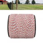 500m Fil de Cl&ocirc;ture &Eacute;lectrique, Corde de Cl&ocirc;ture &Eacute;lectrique, Fil 9 Brins M&eacute;talliques Mixtes, Diam&egrave;tre 3 mm, Accessoire de Cl&ocirc;ture &Eacute;lectrique pour Ferme, pour Chevaux de Ferme, Moutons, Ch&egrave;vres (AceJuye, neuf)