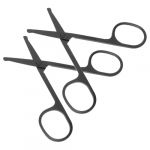 SHERCHPRY 2pi&egrave;ces Ciseaux &agrave; T&ecirc;te Ronde Pour Poils De Nez Sourcils Et Moustache M&eacute;tal Compacts Et Pratiques Pour Hommes Et Femmes (Dnna Huang, neuf)