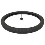 Upgrade4cars Couvre Volant Cuir Voiture Noir | Taille Universel 37-39 cm | Accessoires Auto Decoration Interieur (upgrade4cars, neuf)