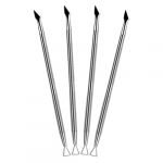Healvian Lot de 4 Outils pour Enlever Les Cuticules Des en Métal (Le Sengyu, neuf)