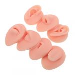 FOMIYES Mod&egrave;le De Fonctionnalit&eacute;s Faciales Simul&eacute;es Piercing Pratique Partie Corps Mod&egrave;le De Parties Corps En Silicone Gel De Silice Beige (Yaoys, neuf)