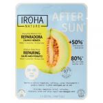 IROHA NATURE AFTERSUN Masque facial réparateur, apaisant et hydratant la peau après l'exposition au soleil. Avec melon, camomille et 9% d'aloe vera. Réduit les rougeurs, rafraîchit et apaise (beautycoiffure, neuf)