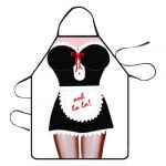 Ablier de Cuisine Drôle Tablier de cuisine Sexy Funny Novelty Cooking Barbecue Party Cosplay Apron Grilling Apron Women's Kitchen Apron (CHANGWEI UKSTORE, neuf)