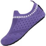 SAGUARO Chaussons de Enfants Doux Antidérapantes Pantoufle de Garçon Fille Respirant Léger Chaussettes Confortable Bébé Slippers Intérieur Extérieur, Violet 20/21 (hasimple, neuf)