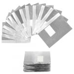LOPHE 100 Pcs Papillotes en Aluminium,Papillote Ongle Semi Permanent, Feuille d'aluminium pour Retirer À Ongles Gel Ongle, Argent (Botoo, neuf)