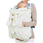 NIDONE Housse de Porte-bébé en Forme de Lapin Mignon, Cape à Capuche, Couverture Douce et Coupe-Vent, Lavable, Cadeaux pour Maman, Style 2 (youmaibaihuo, neuf)