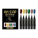 Stylo Vernis &agrave; Onggles, 6 Couleurs Outils de Peinture &agrave; Pointe Fine, Stylos Vernis &agrave; Ongles S&eacute;chage Rapide, Id&eacute;al DIY Femmes Dames M&egrave;res Hommes Jeunes D&eacute;butants Salon (danyif, neuf)