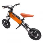 jiumxliu Draisienne 2 en 1 pour enfants à partir de 8 ans - Vélo électrique avec siège réglable - Vélo électrique avec frein, pédale, théorie d'entraînement en rouge orange (MOMENINZZ, neuf)