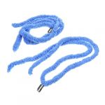 VICASKY Lot de 2 bandeaux tress&eacute;s pour cheveux - Extensions de cheveux color&eacute;es - Tressage - Accessoires de cheveux - Extensions de cheveux color&eacute;es - Fil bleu (Belicious Helper, neuf)