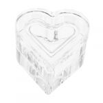 SKISUNO Coupelle &agrave; Transparent Avec Couvercle Bol Manucure Forme De C&oelig;ur Pour Accessoires De Nail Art Pratique Et &Eacute;l&eacute;gant (Kostowmer, neuf)