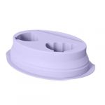Acunny Bol de trempage de manucure - Bol de retrait de vernis à ongles gel et poudre, bac de trempage pliable réutilisable pour le retrait et l'entretien (futbenat, neuf)