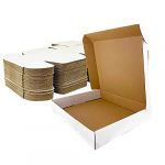 Giftgarden Carton d'Expédition Pliable 305x229x76 MM Lot de 20, Boîte en Carton Automontable pour l’Expédition ou Le Stockage, Blanc (Gift_Garden, neuf)