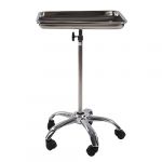 ERYUE Plateau de Salon Relevable en Acier Inoxydable avec Roues pour Instrument M&eacute;dical de Coiffeur, Plateau Proc&eacute;dure R&eacute;glable pour Salons, Studios, Magasins (CHAOLIMEI, neuf)