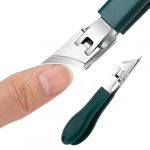 gifyym Coupe-Ongles Incliné - Coupe-Ongles pour Ongles Épais des Pieds | Coupe-Ongles Robustes Ergonomiques Anti-Éclaboussures pour Salon, Voyage, Maison, Hommes, et Femmes (schand, neuf)