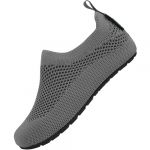 SAGUARO Chaussons de Enfants Doux Antidérapantes Pantoufle de Garçon Fille Respirant Léger Chaussettes Confortable Bébé Slippers Intérieur Extérieur, Enfant Gris 20/21 (hasimple, neuf)