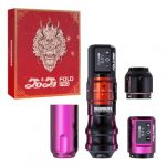 Dragonhawk Fold Pro Wireless Tattoo Maschine Pen Battery Tattoo Pen Rotary Pen Maschine with Battery Adjust Stroke Length 2.4 to 4.2mm (RED) (Dragonhawk Official, neuf)