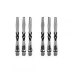 RED DRAGON Gerwyn Price Iceman V-Groove Tige Courte en Aluminium avec Logo Noir (Red Dragon Darts, neuf)