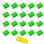 Bolatus 20Pcs Mini Fusible Voiture 30A Fusible Automobile + Extracteur - Fusible pour Auto/RV/Camion/Moto (Bolatus Europe, neuf)