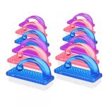 Alipis 12pi&egrave;ces Brosse &agrave; Ongles Avec Manche Et Poign&eacute;e Brosse De Nettoyage Des Ongles Pour Enlever La Poussi&egrave;re Des Mains Outils De Manucure (Calloway Pagan, neuf)