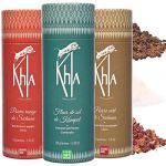 Khla - Coffret Trio du Mékong - Poivres de Sichuan en Grain & Fleur de Sel Kampot - Grands Crus - Coffret Cadeau Cuisine - Poivre Rouge Vert - 150g & 2x 50g - Épice d’Asie Chine Poivre du Monde (Khla, neuf)