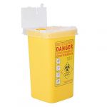 Sharps Bin - Conteneur à aiguilles Biohazard VIFER Boite en plastique médicale pour tatouage jetable 1 litre (VIFER, neuf)