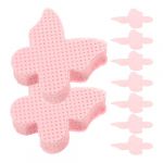 CLISPEED 200 feuilles Lingettes Dissolvantes Gel Vernis Semi Permanent Coton Non Pelucheux Forme C&oelig;ur Pour Ongles Soins Maison et Salon (Yeahzl, neuf)