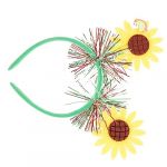 SUPVOX Bandeau Tournesol Coiffe Floral Accessoires Cheveux Coiffe Femmes Jaune Accessoires Cheveux Élégant Pour Fille Tournesol Mariage Tournesol Ceinture Décorations Cheveux Tête Fleur (Curve Saver, neuf)