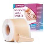 Pansement Cicatrice en Silicone en Rouleau (4CM x 300CM), Bandes de Silicone Douces, Pour Cicatrices de Césarienne, Chirurgie, Brûlures et Acné, Respirant & Étanche (jingxiyuzhou, neuf)