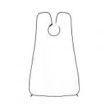 Pongnas Tablier &agrave; Barbe, CAPE de Toilettage, Ventouse, Bavoir, Tissu de Rasage, Couverture du Cou (WHITE) (Beiyizhu, neuf)
