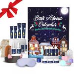 Aifanciey Calendrier de l'Avent, Calendrier de l Avent 24 Jours de Bain Calendrier de lavent Calendrier Avent Femme Compte à Rebours Jusqu'à Noël- Idée Cadeau Femme (NICOT, neuf)