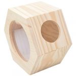 Yardwe Maison en Bois pour Hamster, Chinchilla Et Rongeurs, Jouet Et Cachette pour Animaux De Compagnie, Accessoire De Cage, 14.5X17X9 Cm (Antique Guyue, neuf)