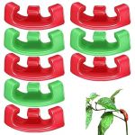 KEPYATI Lot De 40 Clips D'Entraînement À Faible Stress À 90 Degrés Pour Tiges De Plantes, Bourgeons, Cintreuse De Plantes, Jardinage, Branches De Vigne (Rouge) (YANG  BIN  DE  DIAN, neuf)