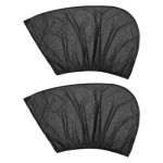 OUDQFCJ 2 Pi&egrave;ces Pare-Soleil Voiture B&eacute;b&eacute; UV Protection Fen&ecirc;tre Lat&eacute;rale & Vitres Auto Maille Respirante Contre la Chaleur Universel pour 95% des V&eacute;hicules (Mapico, neuf)