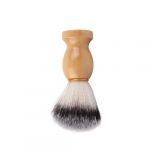 LUCKDANO Blaireau &agrave; Barbe pour Hommes avec Manche en Bois - Conception Ergonomique, Poils en Nylon Doux, Parfait pour Mousser et Exfolier, Id&eacute;al pour une Utilisation &agrave; la Maison et en Salon (01) (Ladrim, neuf)