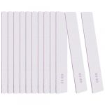 LOPHE 12 Pièces Limes à Ongles, Grains 60/60 Lime à Ongles Professionnelle Limes à Ongles Double Faces Lime Ongle Carrées pour Les Salons de Manucure, Le Diy Nail Art à La Maison (Botoo, neuf)