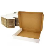 Giftgarden Boîte en carton Kraft 330x254x51MM Lot de 25, Maxibrief Carton Pour l’Expédition Postale, Blanc (Gift_Garden, neuf)